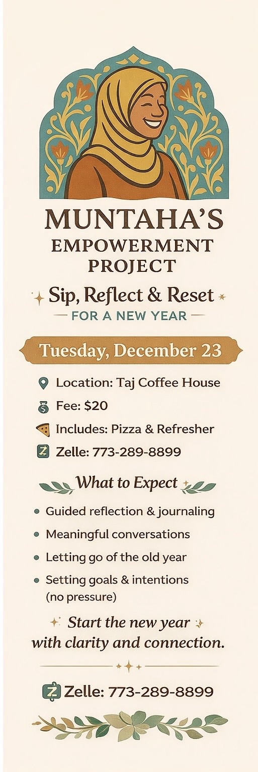 Sip, Reflect & Reset for a new year December 23,2025